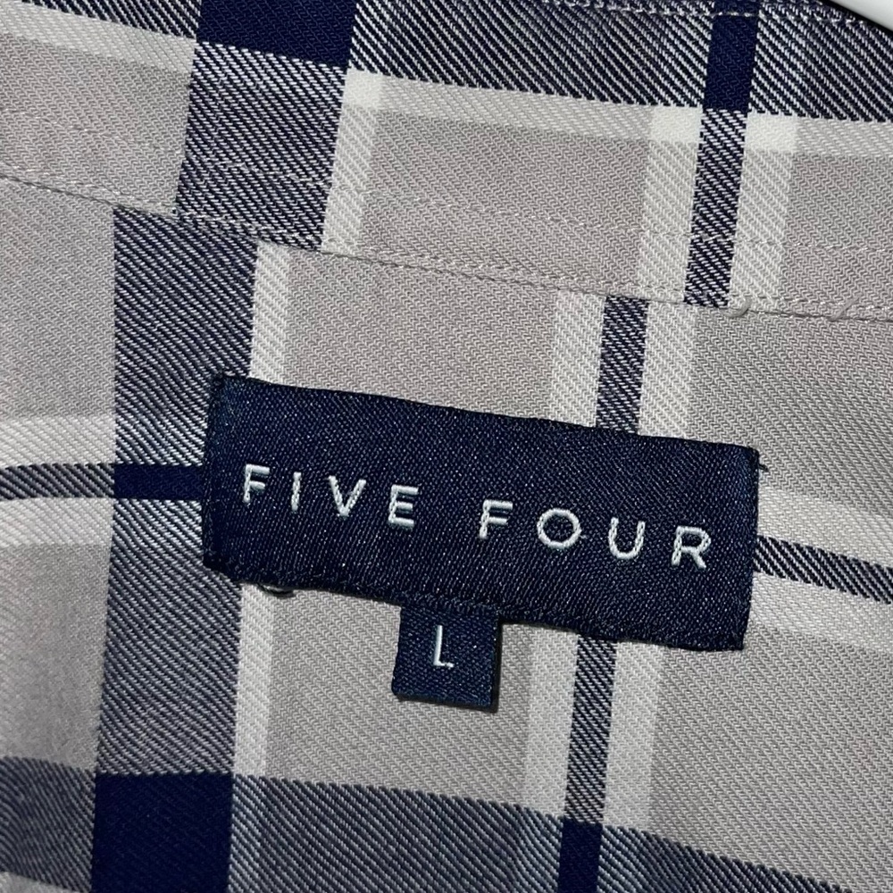 Five Four Plaid Button Down L - image 4